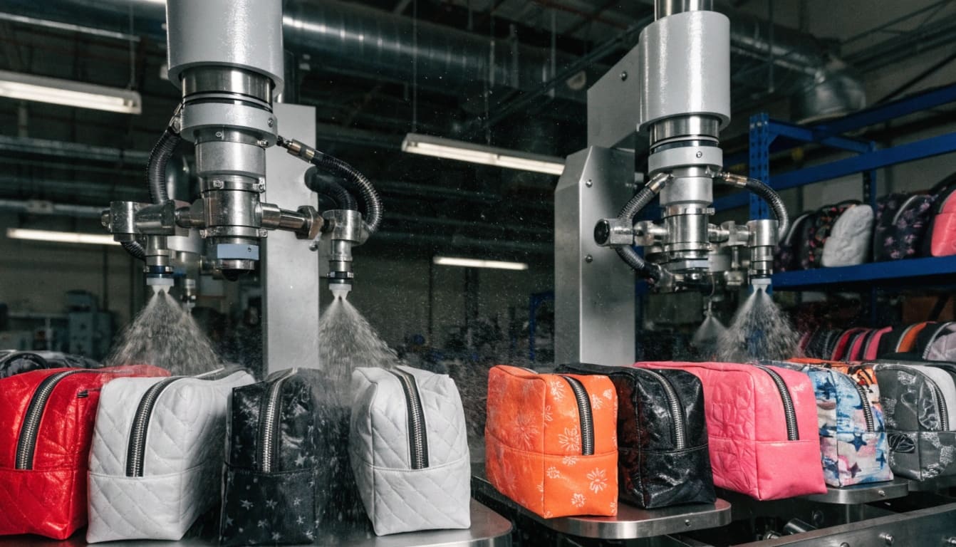 Surface finishing process with UV coating and electroplating equipment