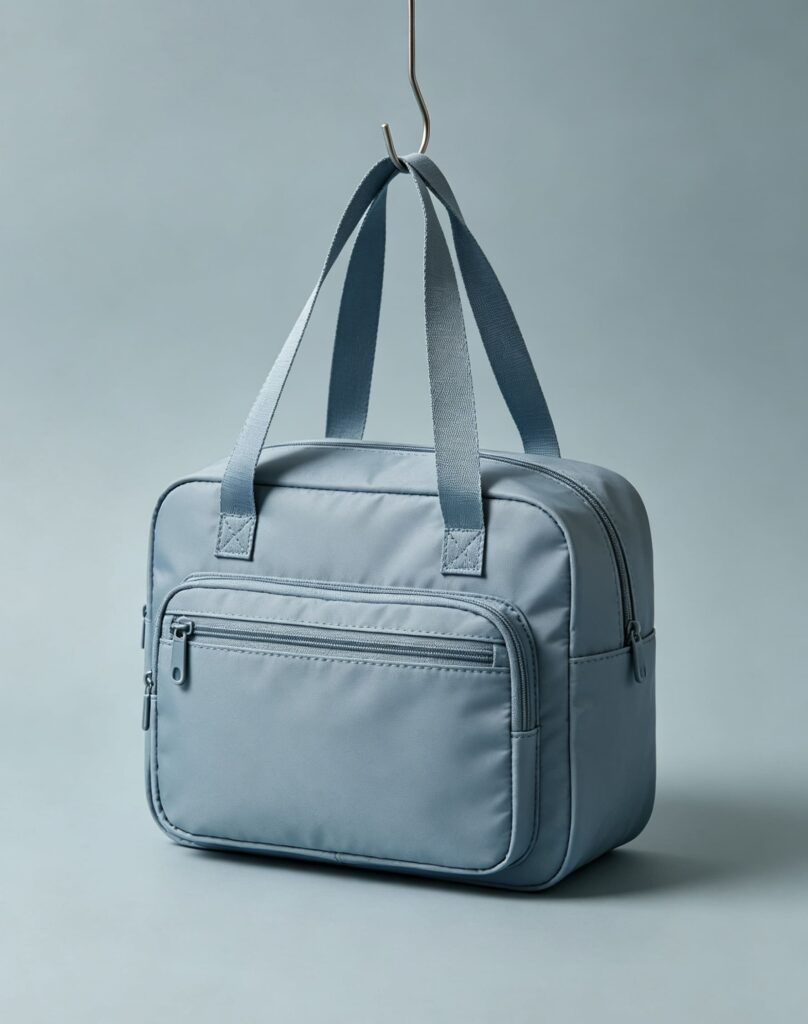 Hanging toiletry bag