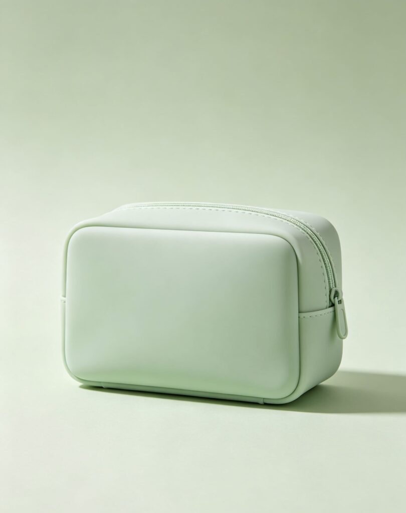 Silicone makeup bag