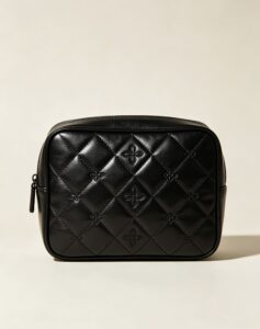 Diamond makeup bag