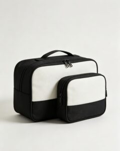 Alphabet combination toiletry bag