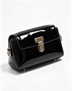 Metal snap small makeup bag