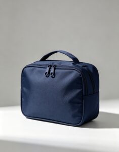 Hanging foldable toiletry bag