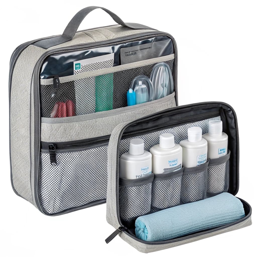 Dry and Wet Separation Shower Bag