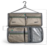 Hanging toiletry bag