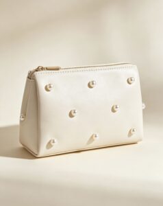 Pearl makeup bag