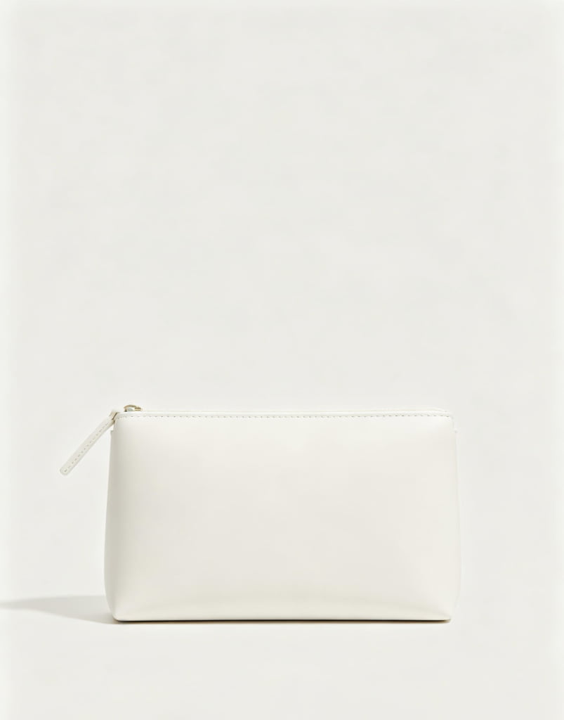 Hand-held makeup bag